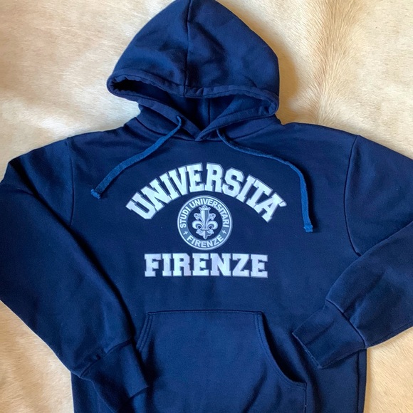 Tops - UNIVERSITA’ FIRENZE (UNIVERSITY OF FLORENCE ITALY) HOODIE / SWEATSHIRT/ RARE